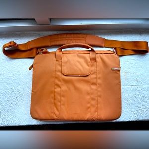 In case- Orange laptop case 15” bag